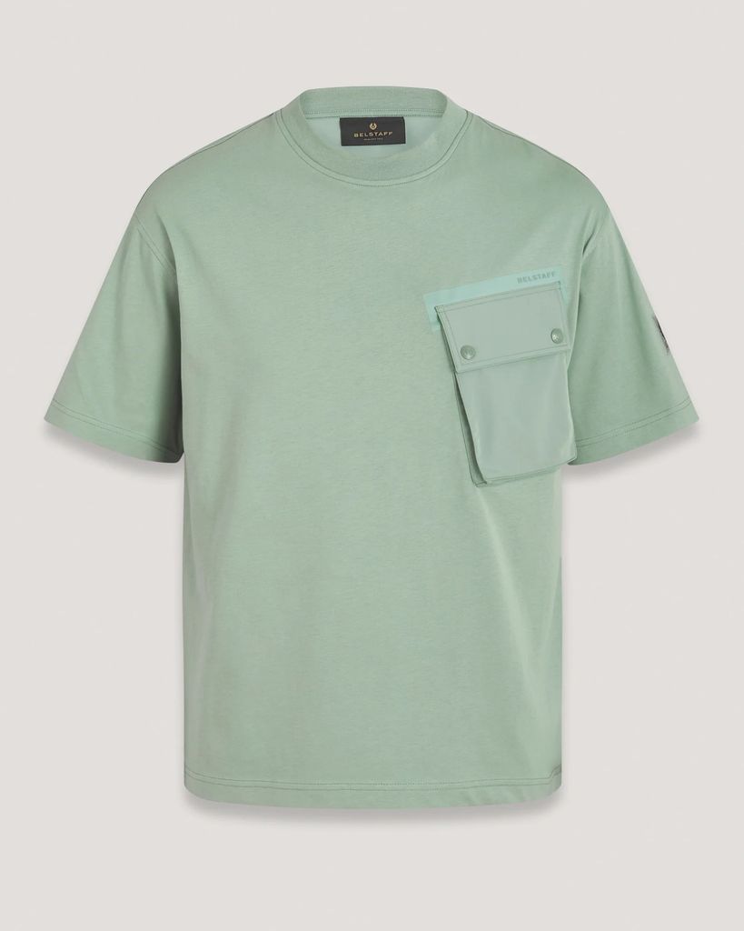 Flow T-shirt Men's Steel Green Size XL