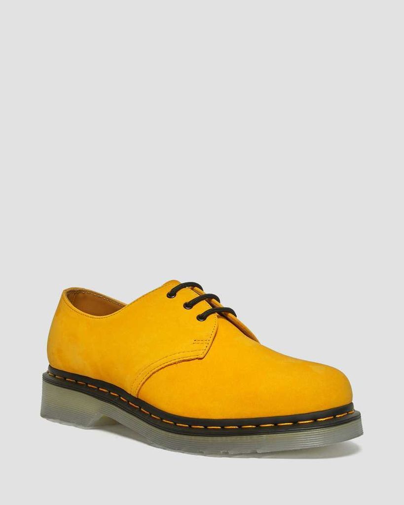 Men's 1461 Iced II Leather Shoes in Yellow, Size: 3