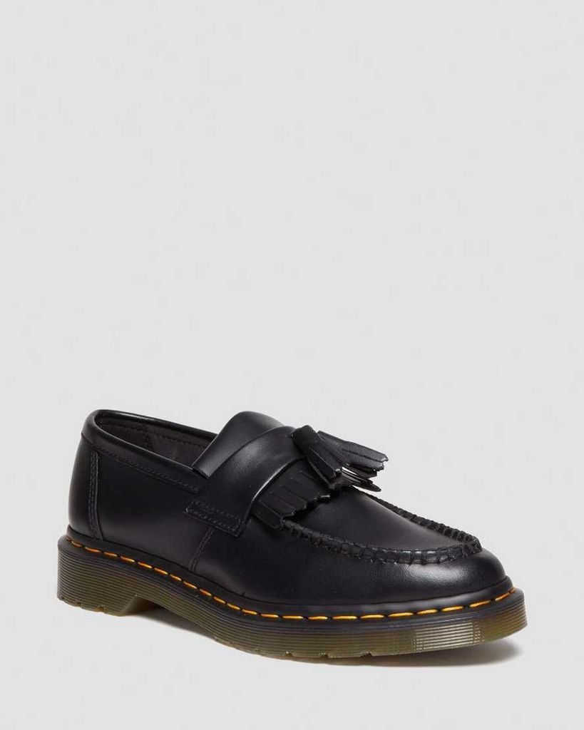 Men's Adrian Felix Vegan Tassel Loafers in Black, Size: 3