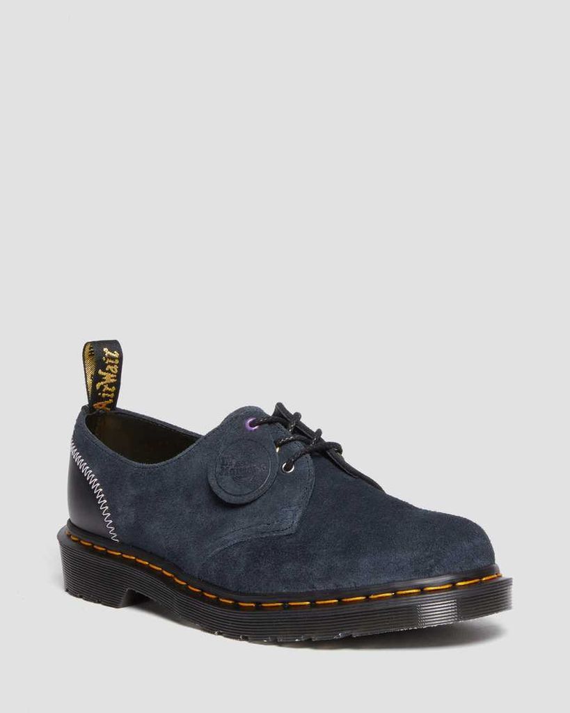 Men's 1461 Made In England Deadstock Leather Oxford Shoes Indigo in Black/Indigo/Black, Size: 4