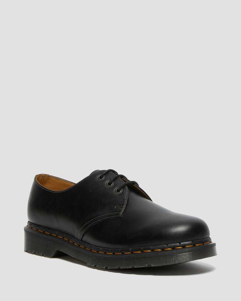 Men's Leather 1461 Abruzzo Shoes in Black/Brown, Size: 6