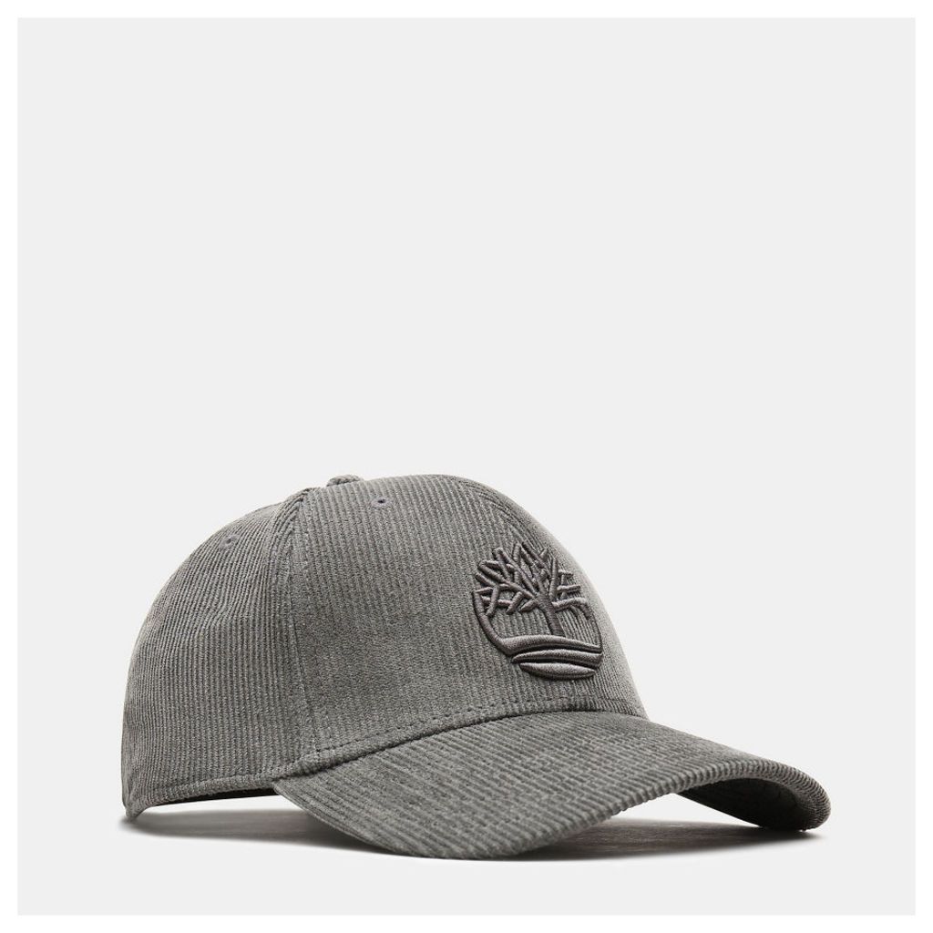 Corduroy Baseball Cap For Men In Grey Grey, Size ONE