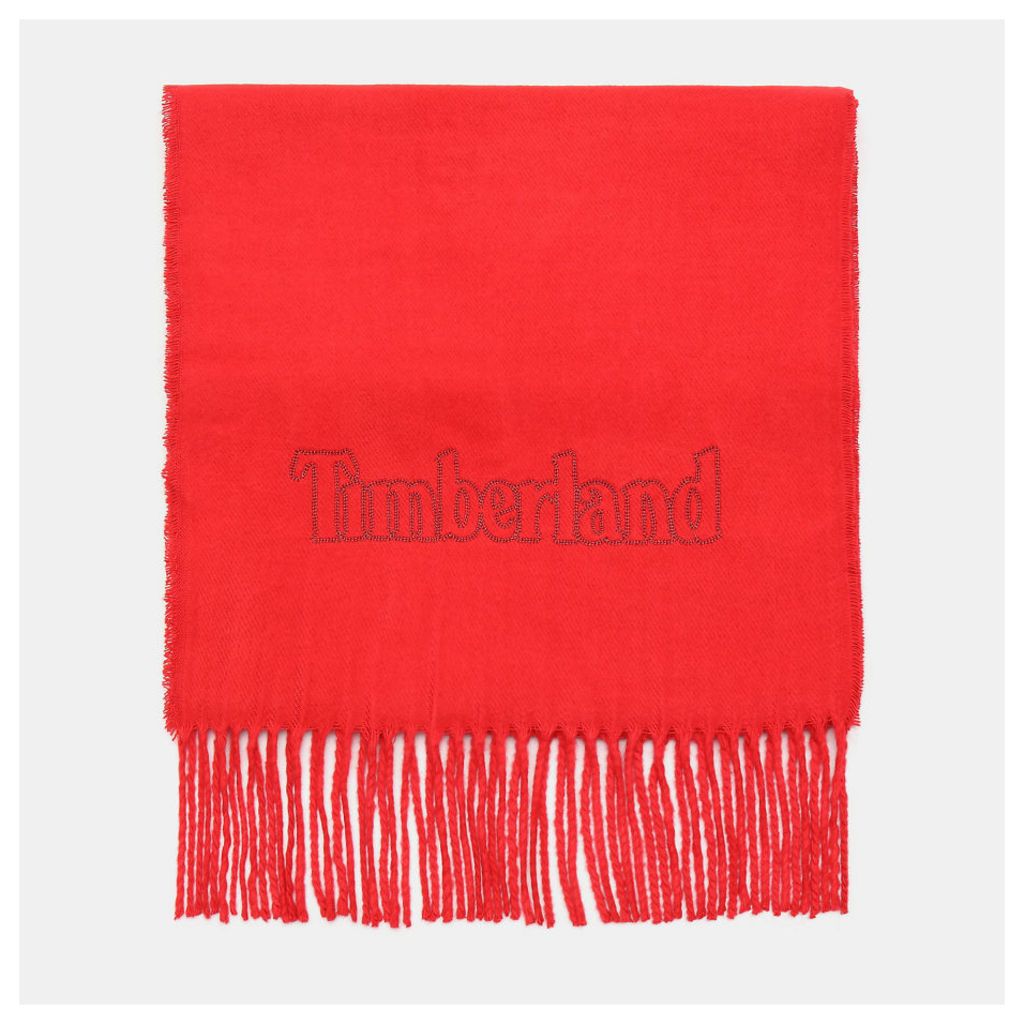 Timberland Scarf Gift Box For Men In Red Red, Size ONE