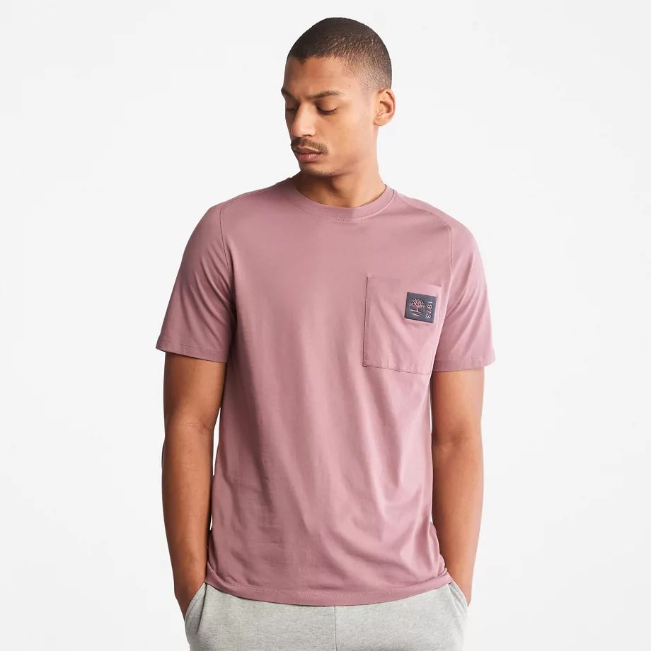 Eco-ready Supima® Cotton Timberfresh™ T-shirt For Men In Pink Purple, Size L