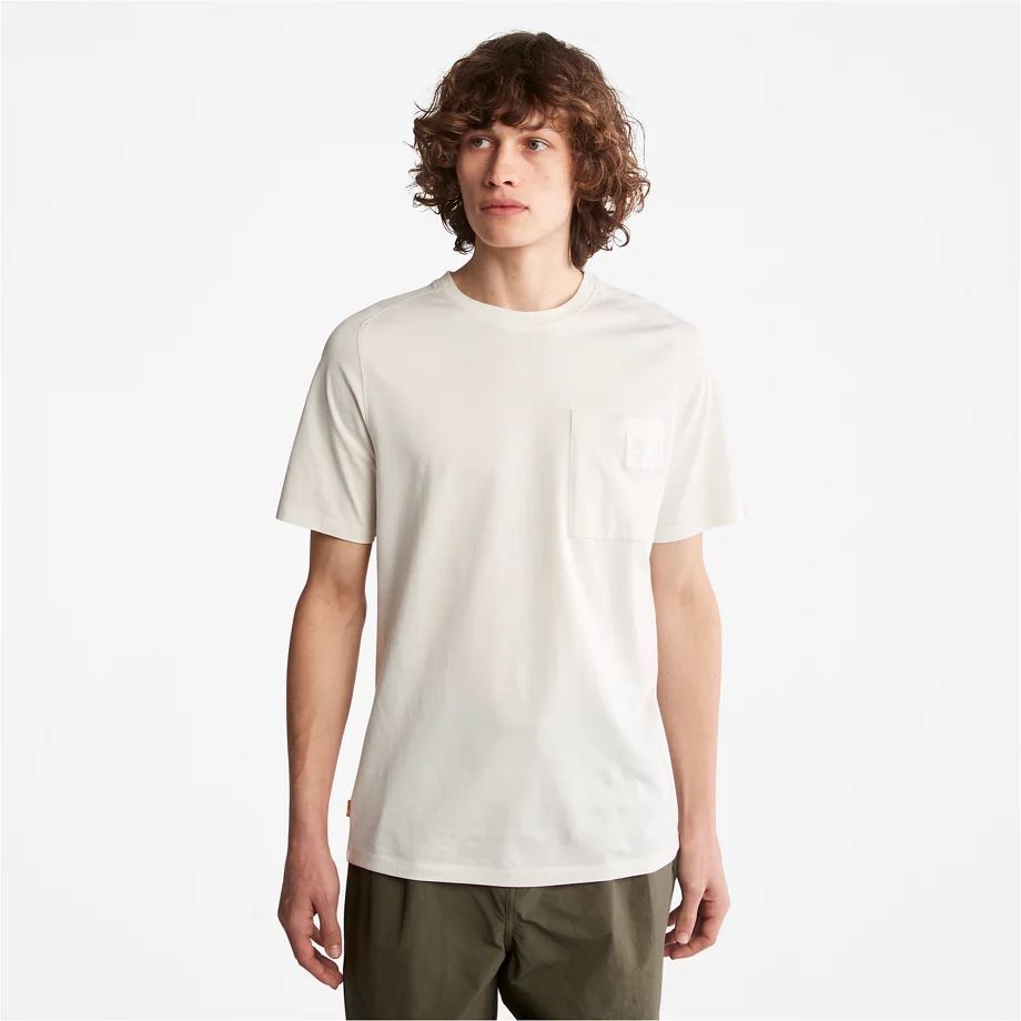 Eco-ready Supima® Cotton Timberfresh™ T-shirt For Men In White White, Size L