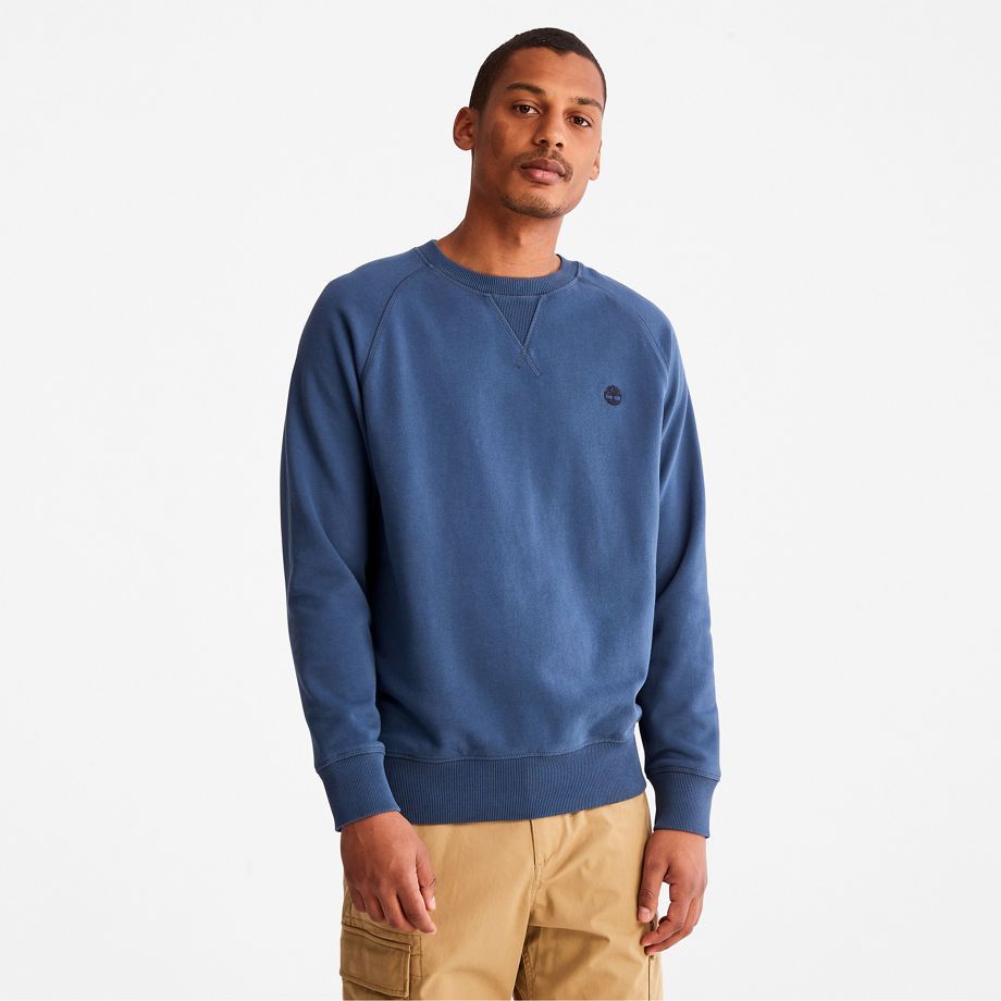 Exeter River Sweatshirt For Men In Blue Blue, Size L