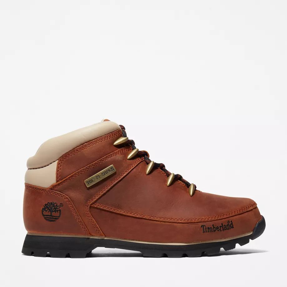 Euro Sprint Hiker For Men In Brown Brown/white, Size 6.5