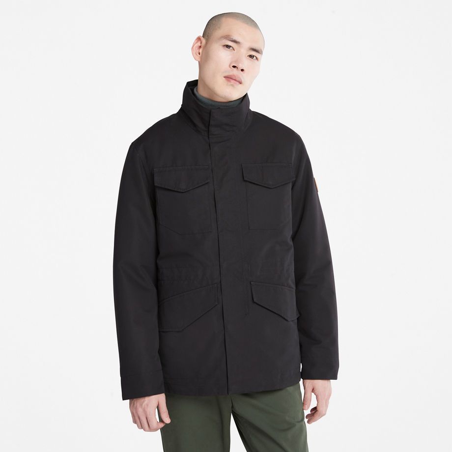 3-in-1 Rain Jacket For Men In Black Black, Size 3XL