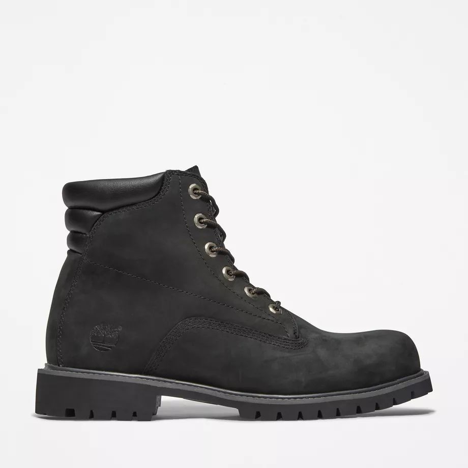 Alburn 6 Inch Boot For Men In Black Black, Size 11.5