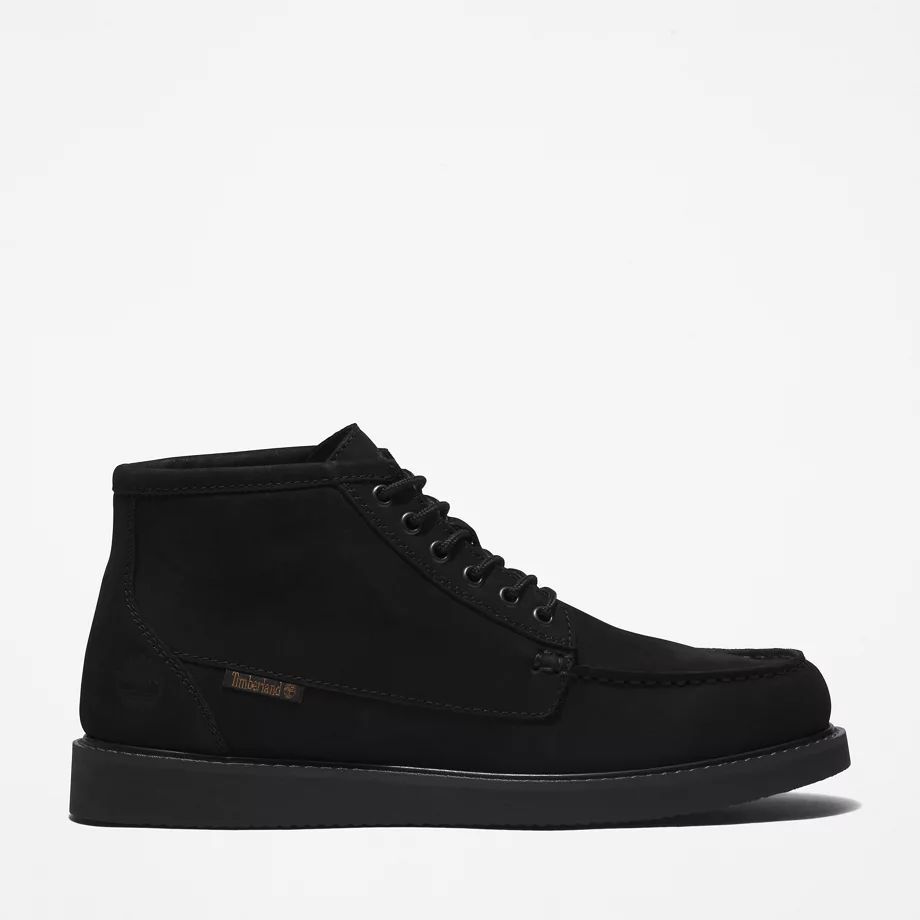 Newmarket Ii Moc-toe Chukka Boot For Men In Black Black, Size 8.5