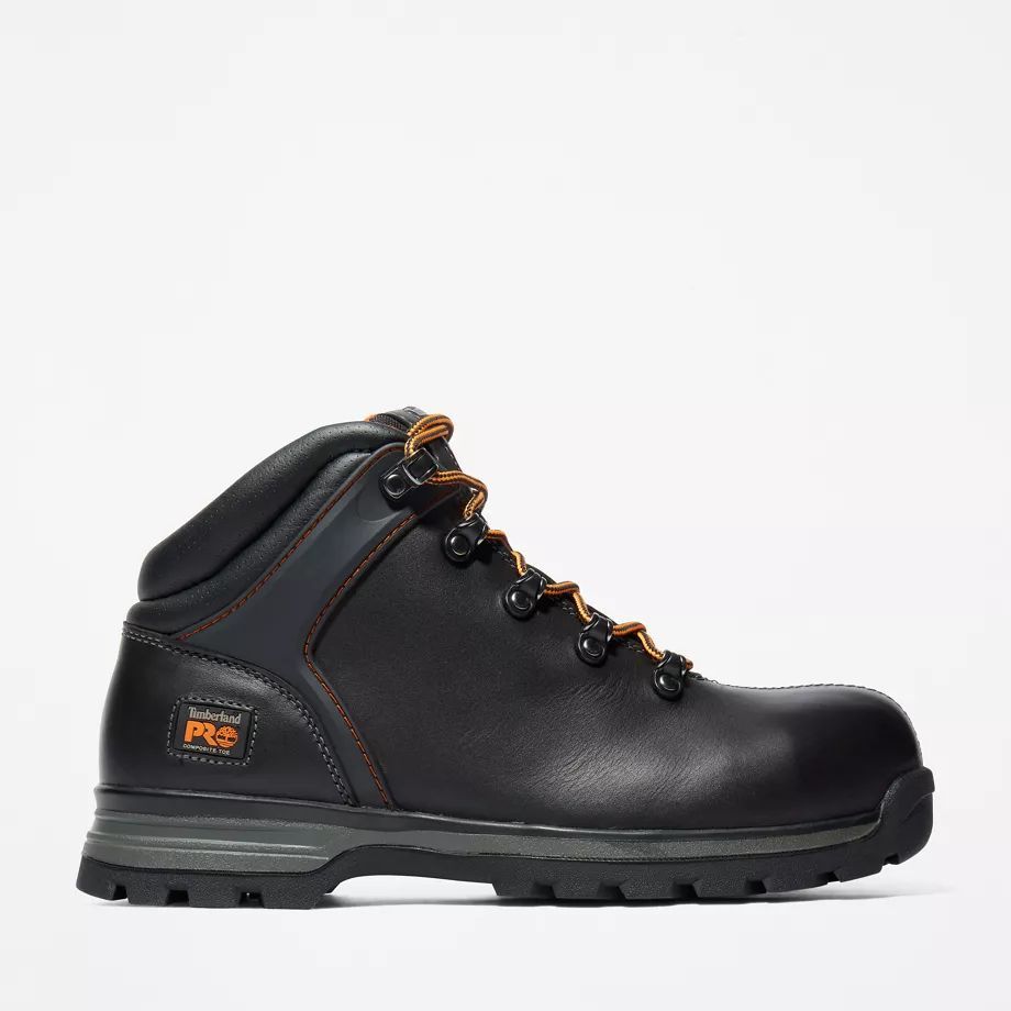 Splitrock Xt Comp-toe Work Boot For Men In Black Black, Size 12