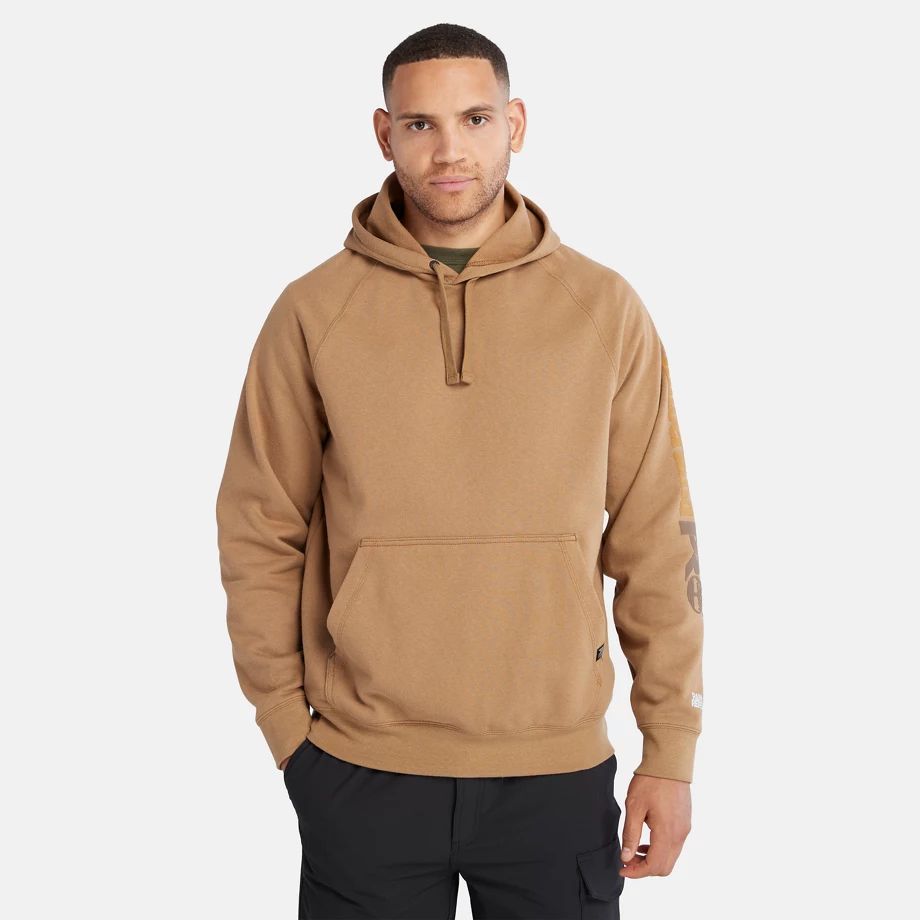 Pro Hood Honcho Sport Hoodie For Men In Light Brown Yellow, Size L