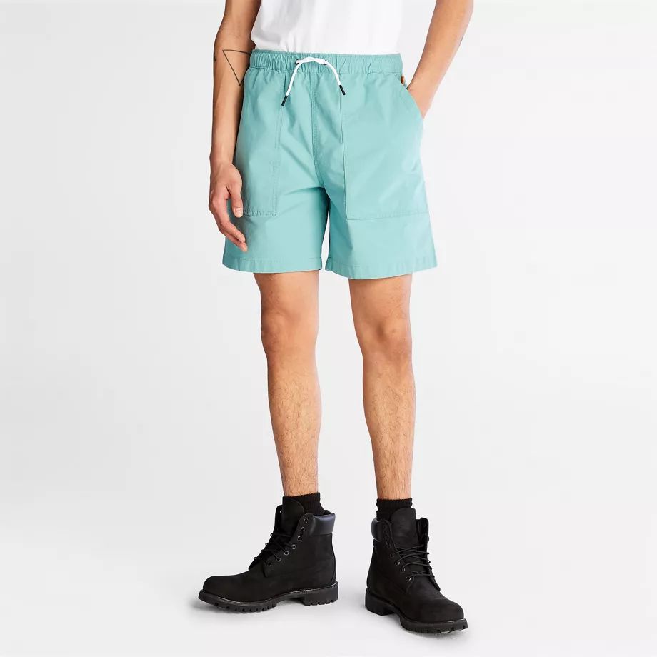 Progressive Utility Shorts For Men In Green Teal, Size XL