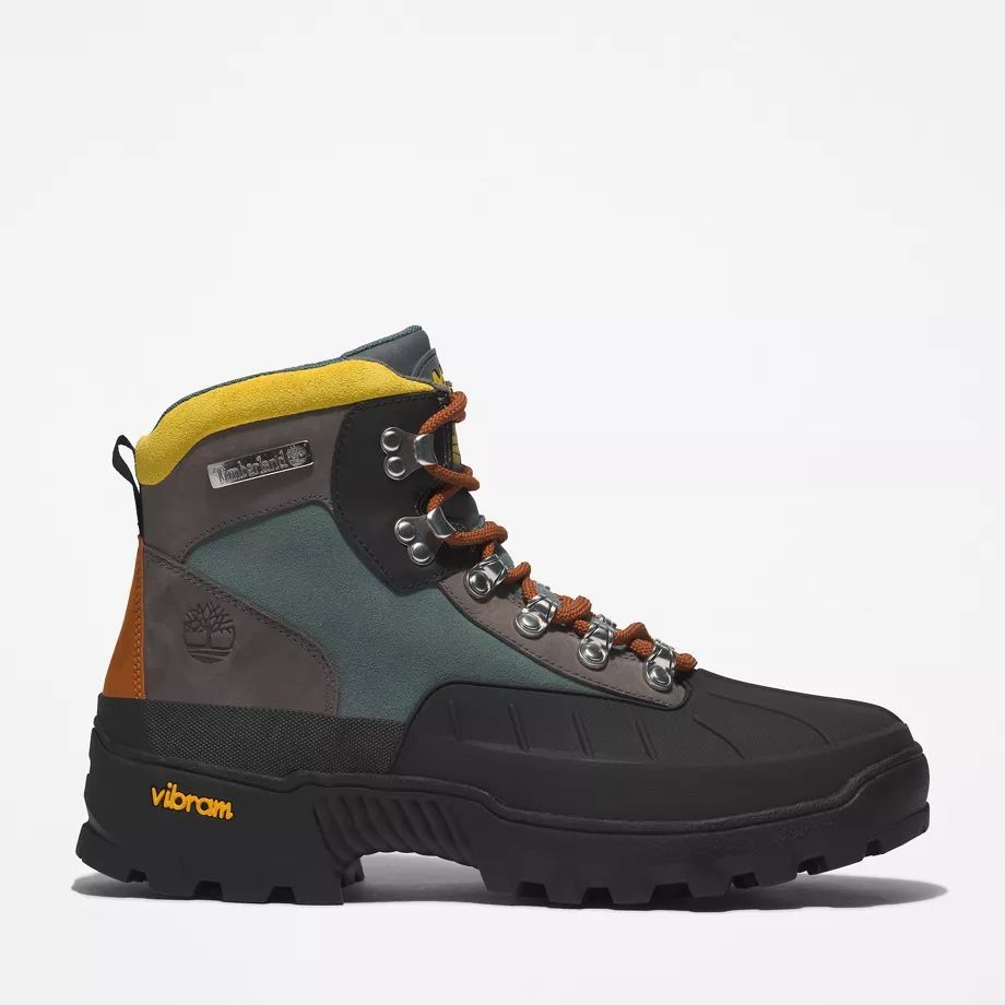 Vibram Waterproof Hiking Boot For Men In Grey Grey, Size 10