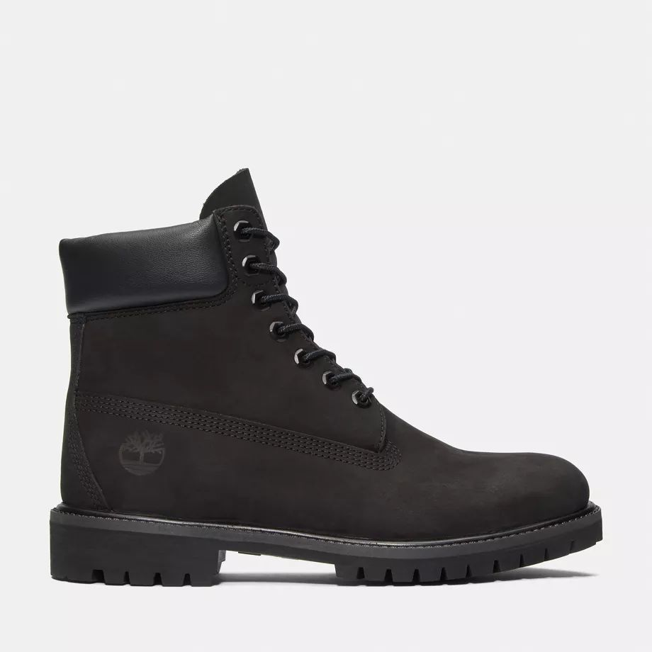 Premium 6 Inch Boot For Men In Black Black, Size 11