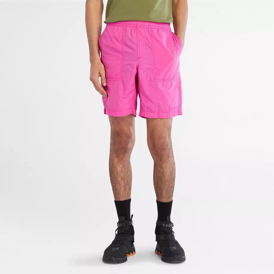 Packable Quick Dry Shorts For Men In Pink Pink, Size L