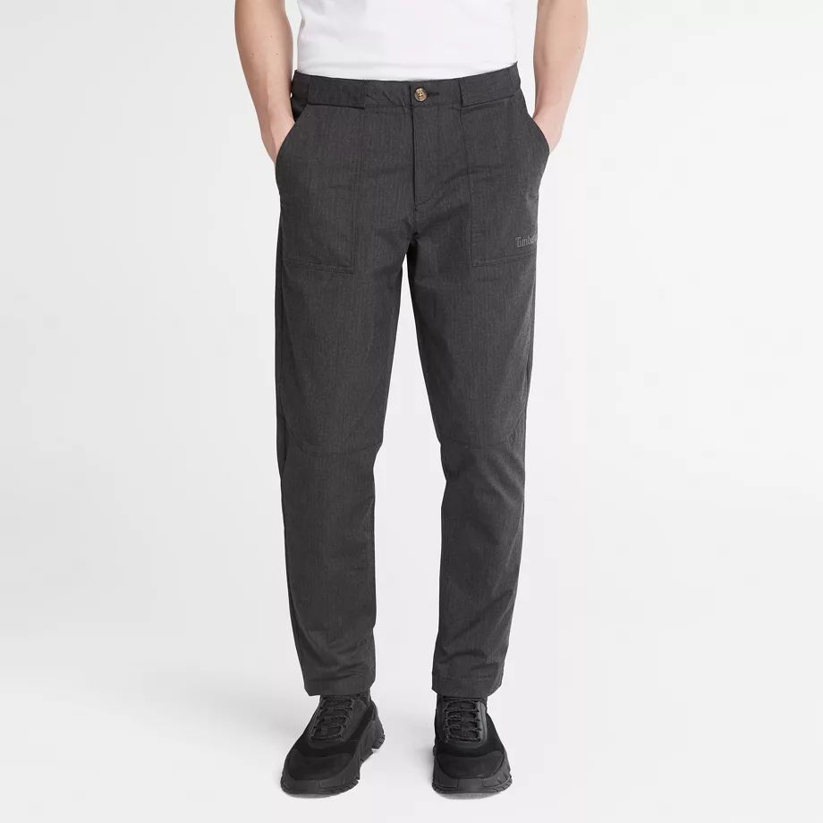 Cordura Ecomade Tapered Trousers For Men In Black Black, Size 38x34