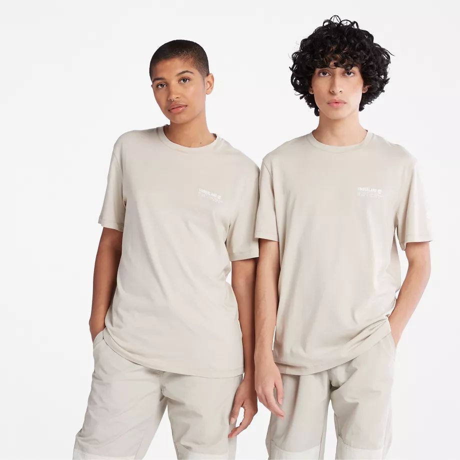 Luxe Comfort Essentials Tencel X Refibra T-shirt In Grey Light Grey Men, Size XXS