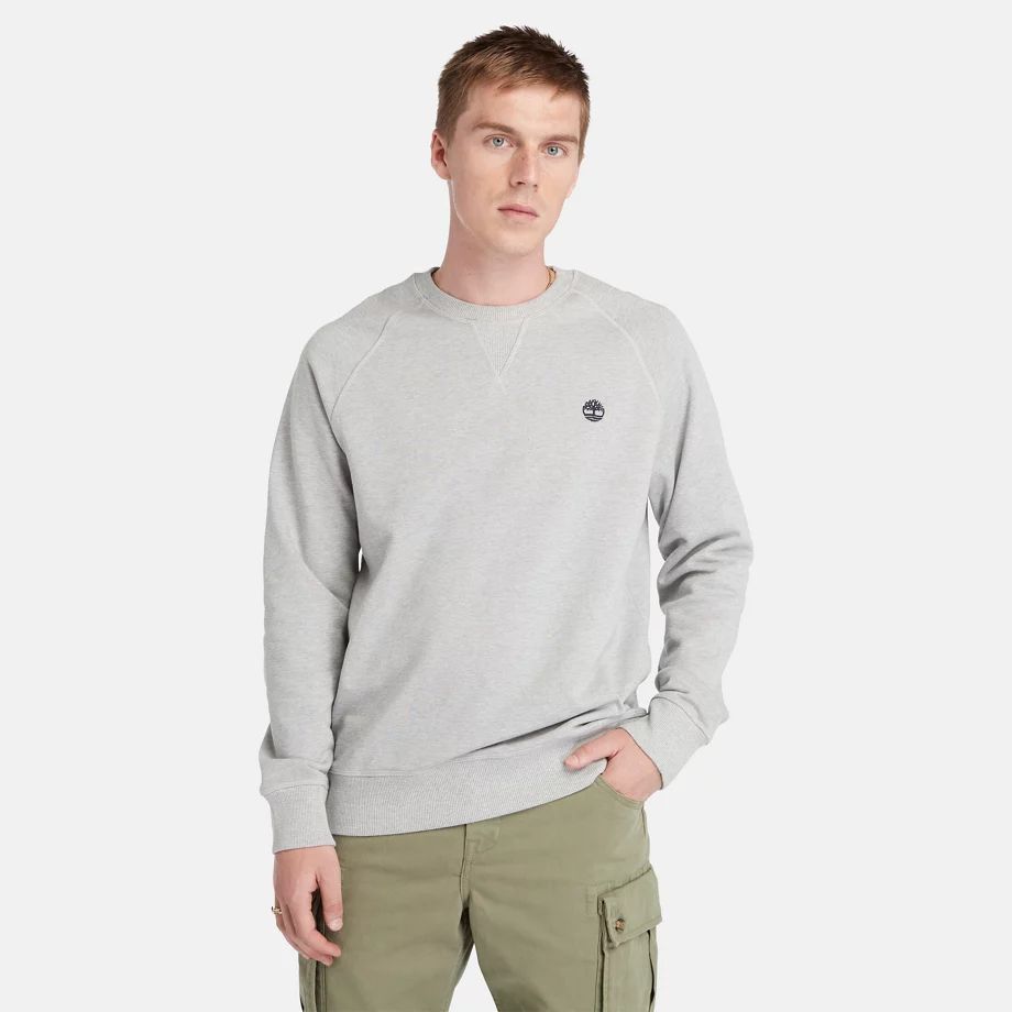 Exeter River Crewneck Sweatshirt For Men In Grey Grey, Size S