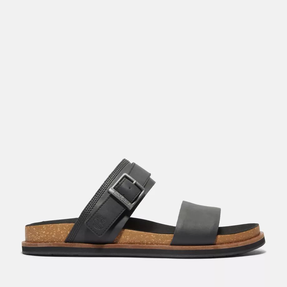 Amalfi Vibes Convertible Backstrap Sandal For Men In Black Black, Size 13.5