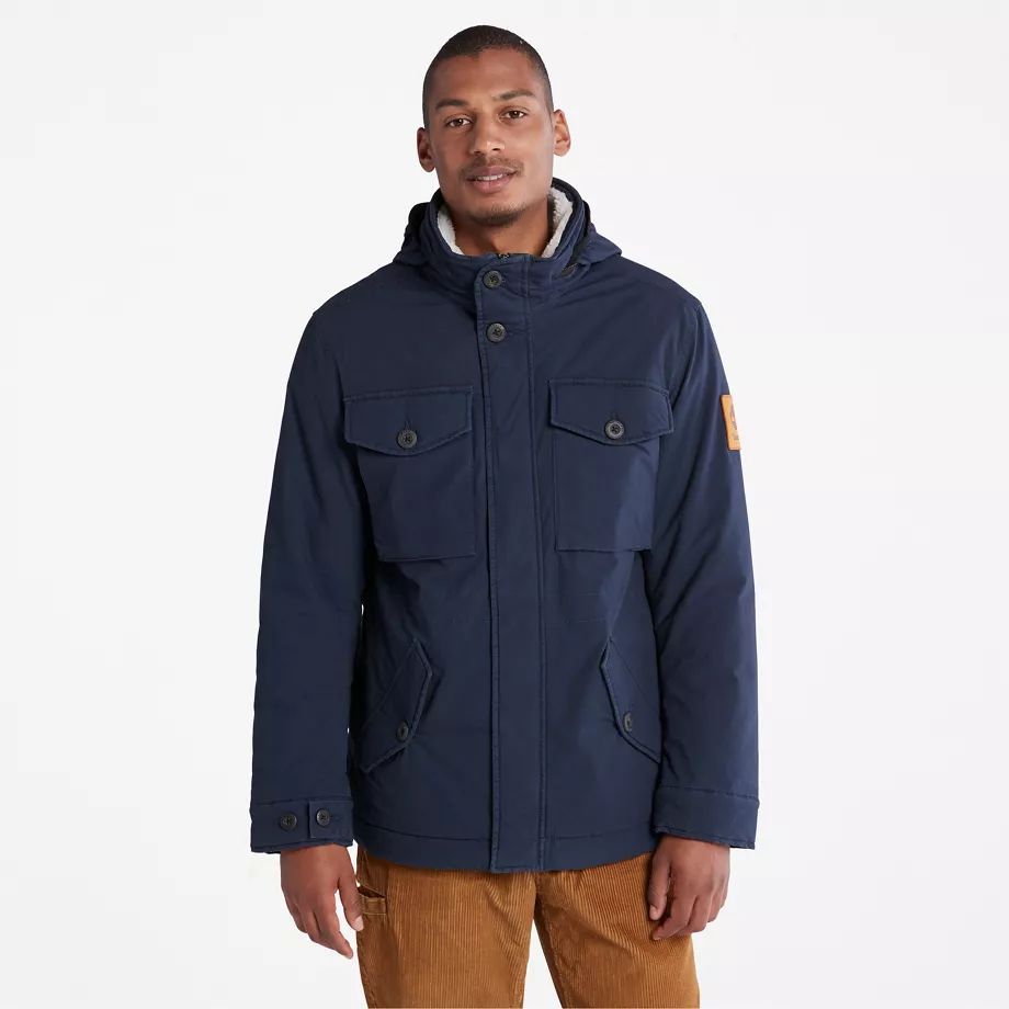 Mount Kelsey Field Jacket For Men In Navy Dark Blue, Size XXL