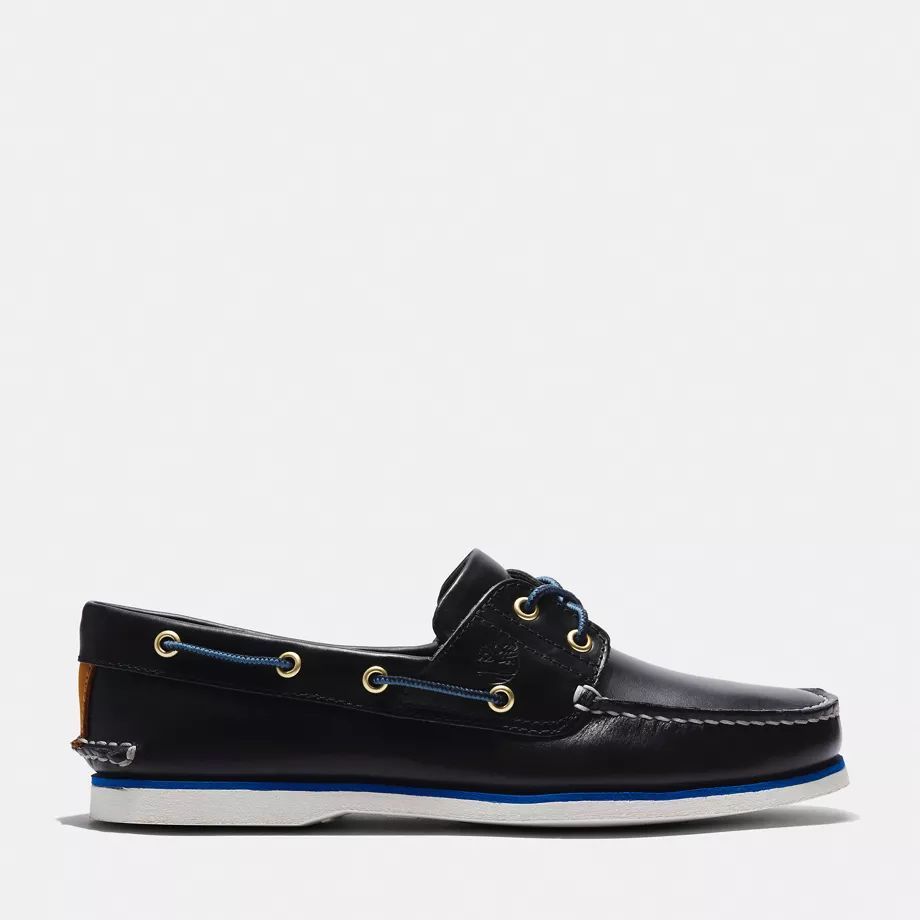 Classic Boat Shoe For Men In Navy Navy, Size 11.5