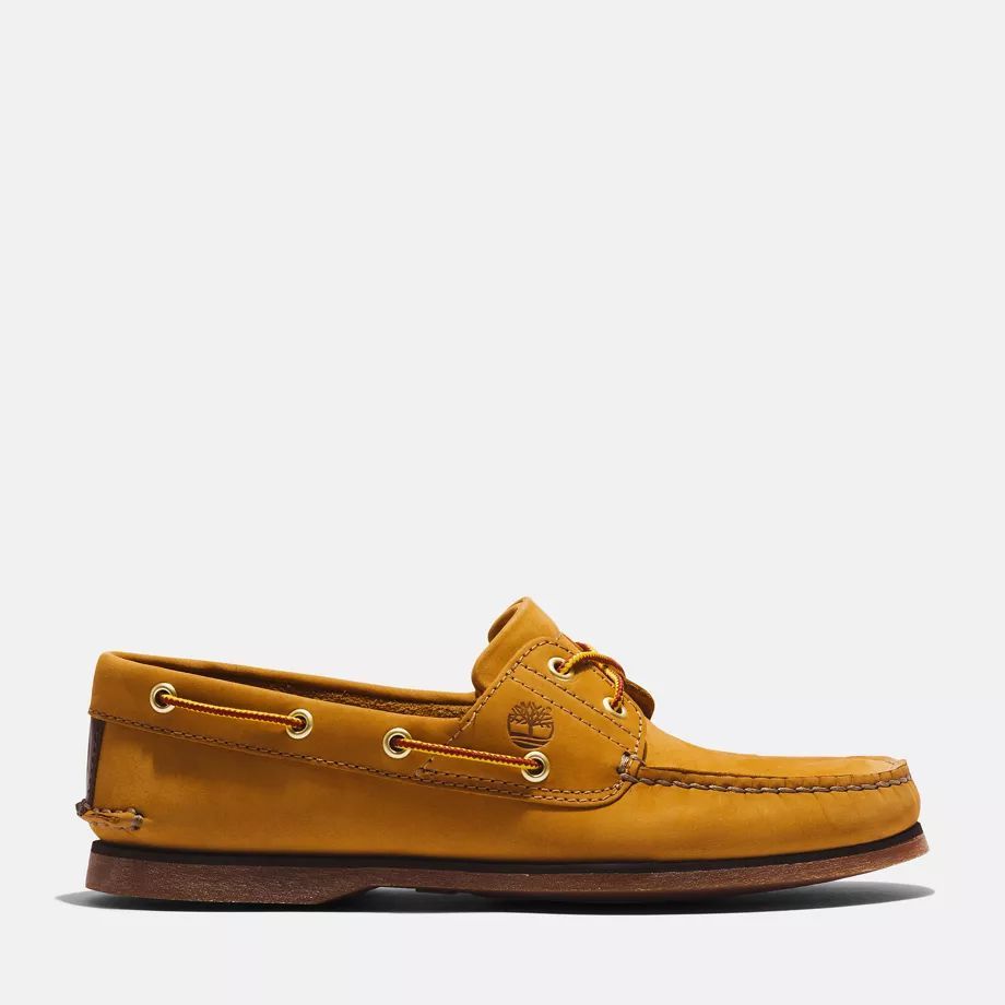 Classic Boat Shoe For Men In Yellow Yellow, Size 10