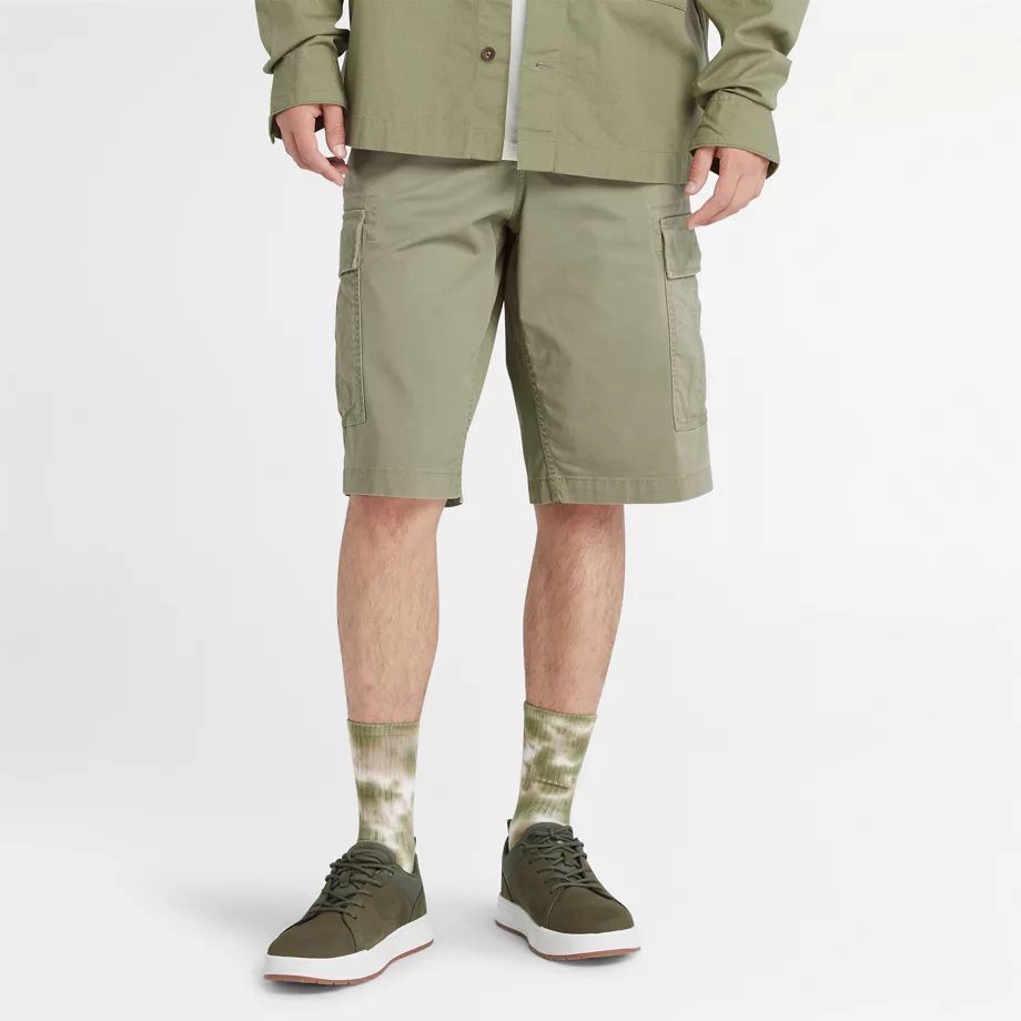 Outdoor Heritage Cargo Shorts For Men In Green Green, Size 28