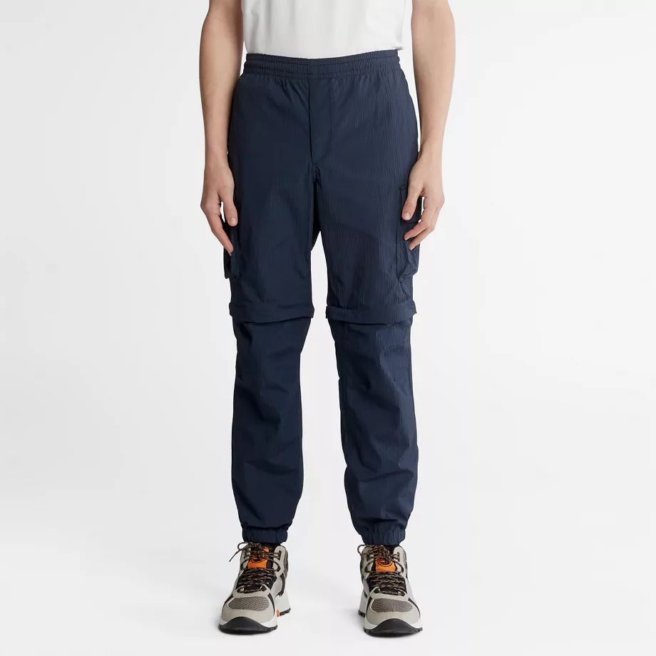 Convertible Trousers For Men In Navy Navy, Size 38x32