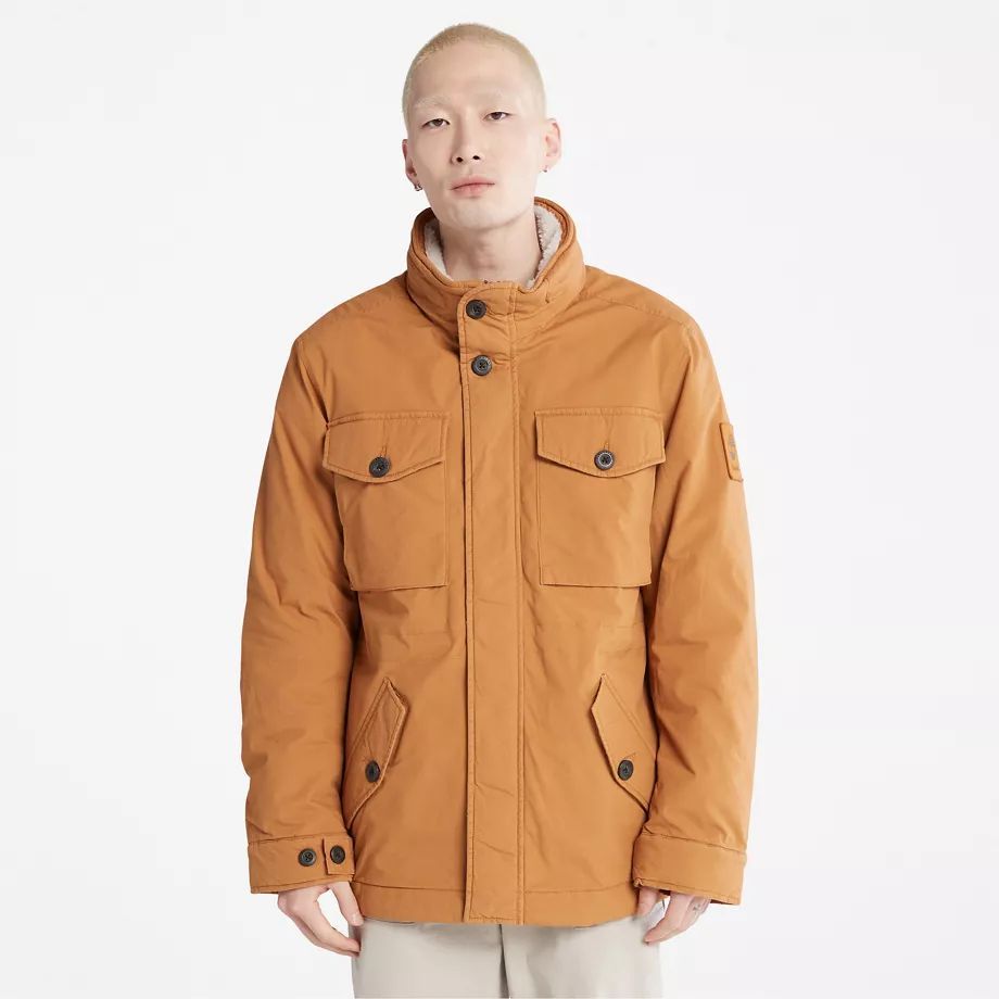 Mount Kelsey Field Jacket For Men In Yellow Light Brown, Size L