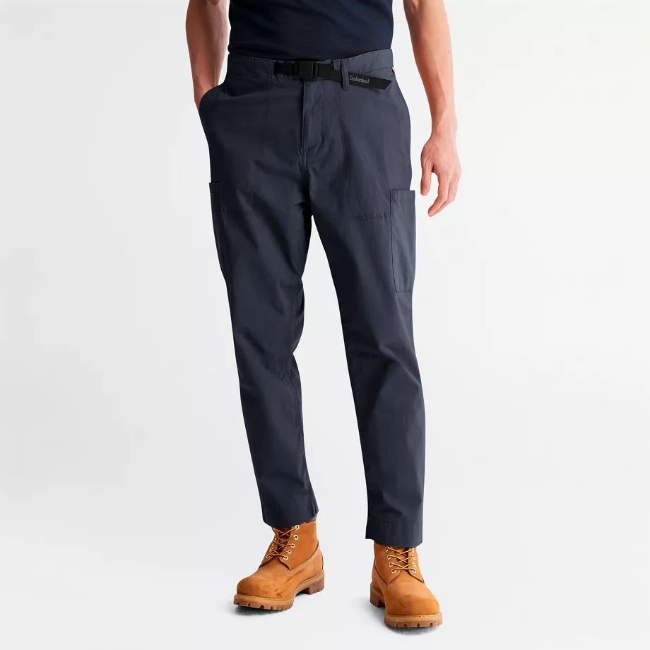 Outdoor Heritage Cargo Trousers For Men In Navy Navy, Size 30x32