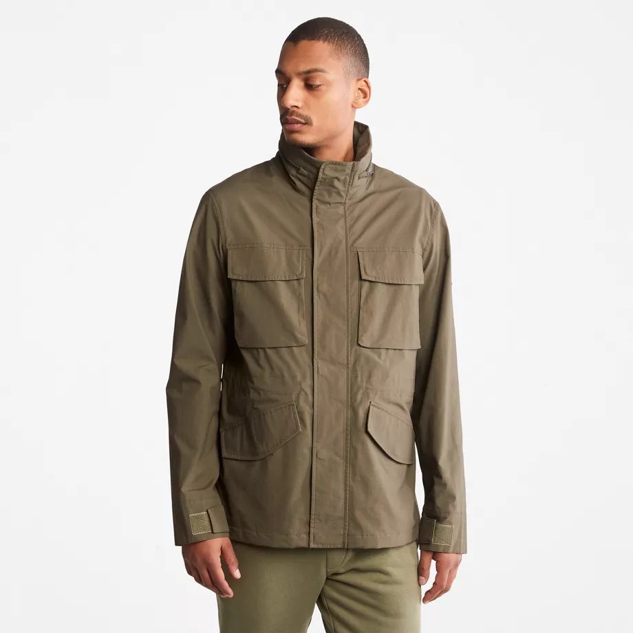 Outdoor Heritage Field Jacket For Men In Dark Green Green, Size M