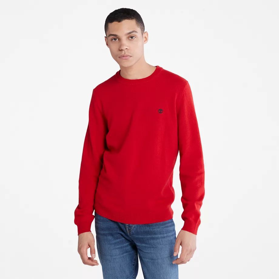 Cohas Brook Merino Jumper For Men In Red Red, Size M