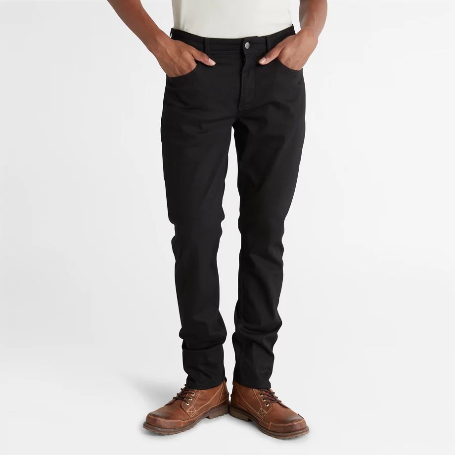 Sargent Lake Comfort Stretch Jeans For Men In Black Black, Size 33x34