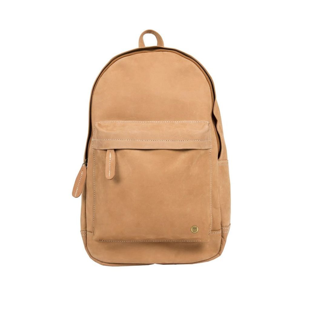 MAHI Leather - Leather Classic Backpack Rucksack In Vintage Cognac