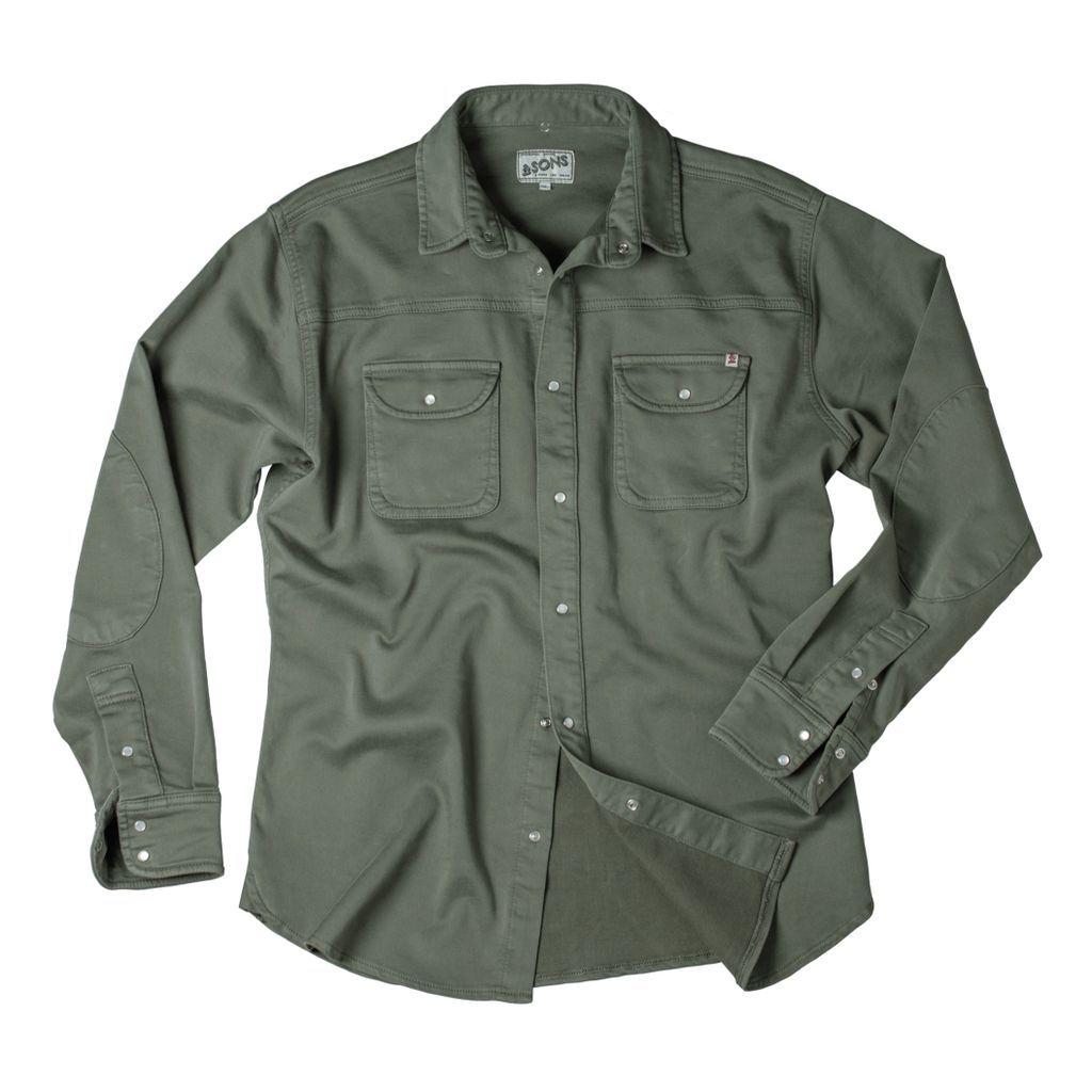 &SONS Trading Co - & Sons Sunday Shirt Army Green