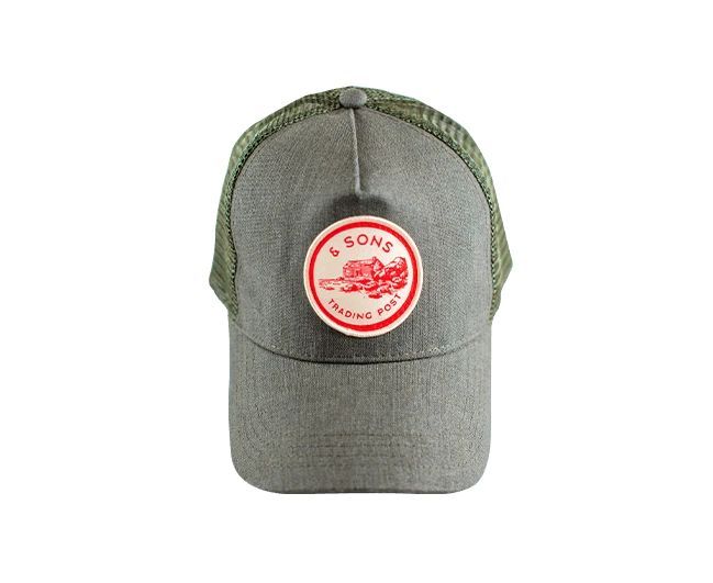 &SONS Trading Co - Trucker Badge Cap - Army Green