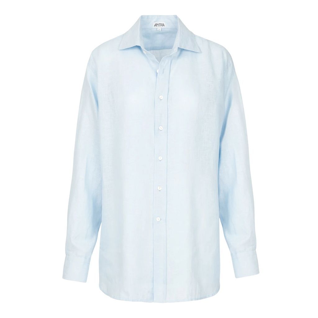 Antra Designs - Mens Classic Linen In Sky Blue