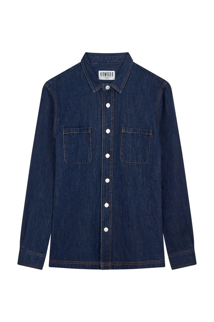 KOMODO - Jean Organic Cotton Shirt Indigo Blue
