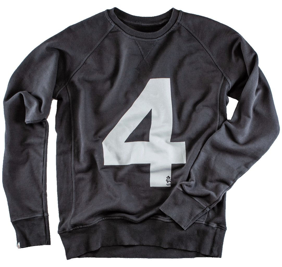 &SONS Trading Co - Lucky No.4 Black Sweatshirt