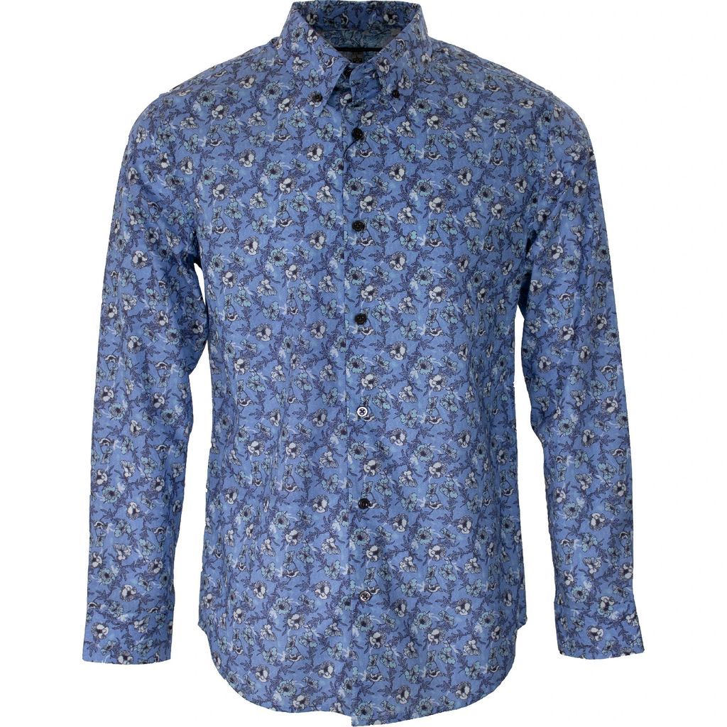 Lords of Harlech - Morris Sussex Floral Nordic Shirt
