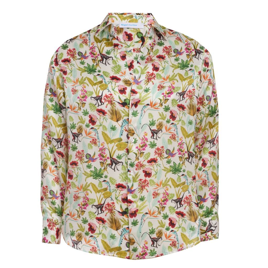 Nigel Curtiss - Men's Tropical Paradise Silk Shirt