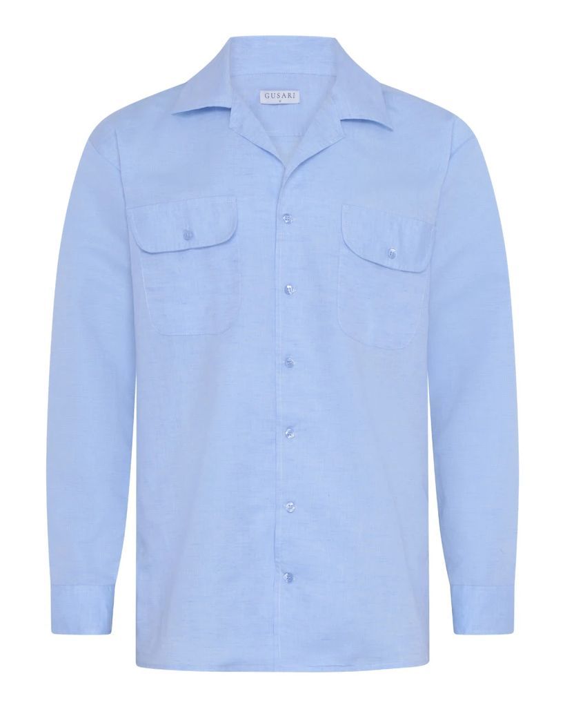 Gusari - Linen Shirt - Blue