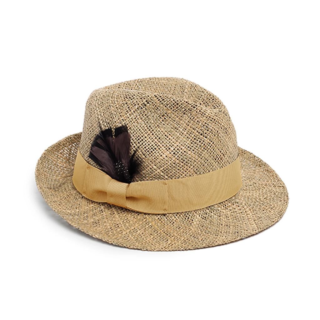 Justine Hats - Classic Men Straw Fedora Hat