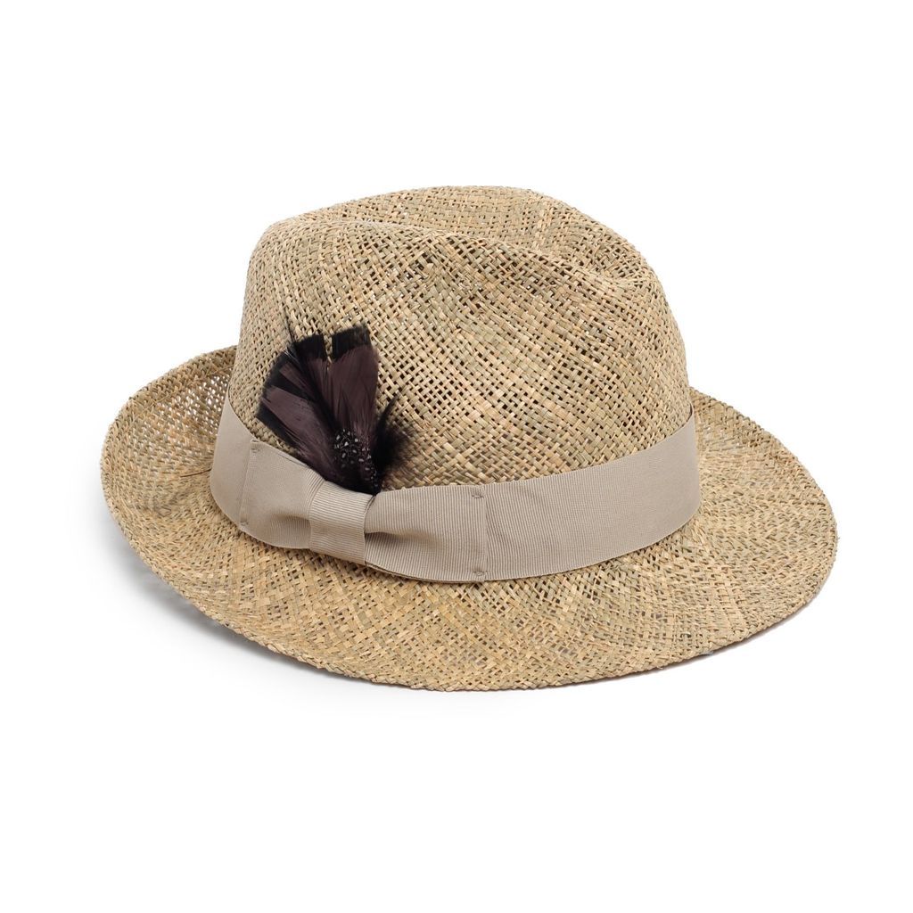 Justine Hats - Straw Fedora Hat For Men