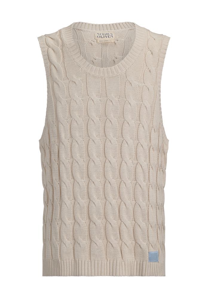 Reuben Oliver - The Cable Knit Tank Top