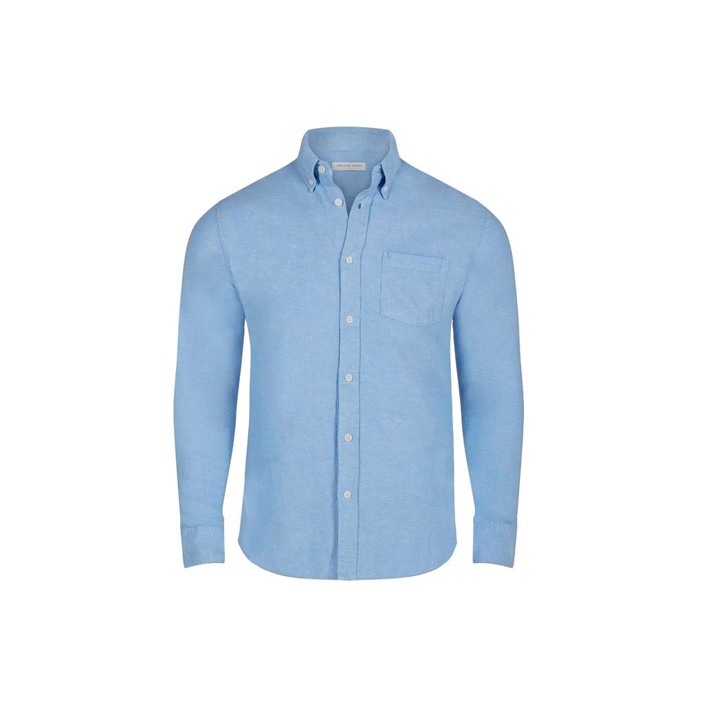 Hemp Clothing Australia - Oxford Shirt / Chambray Blue