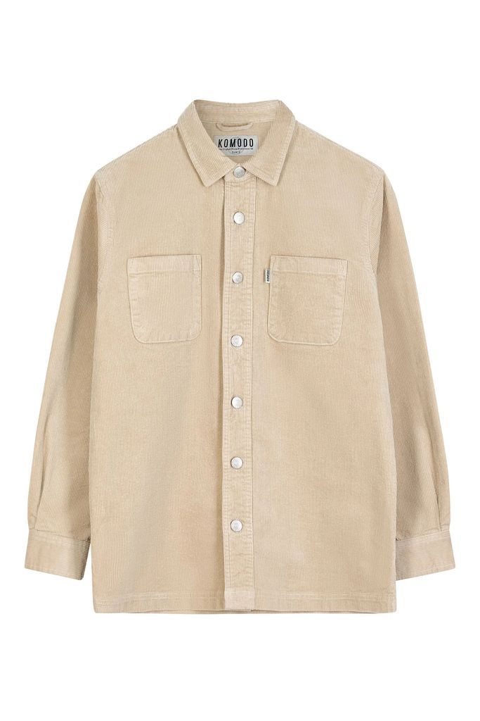 KOMODO - Jean - Mens Organic Cotton Cord Overshirt Winter White