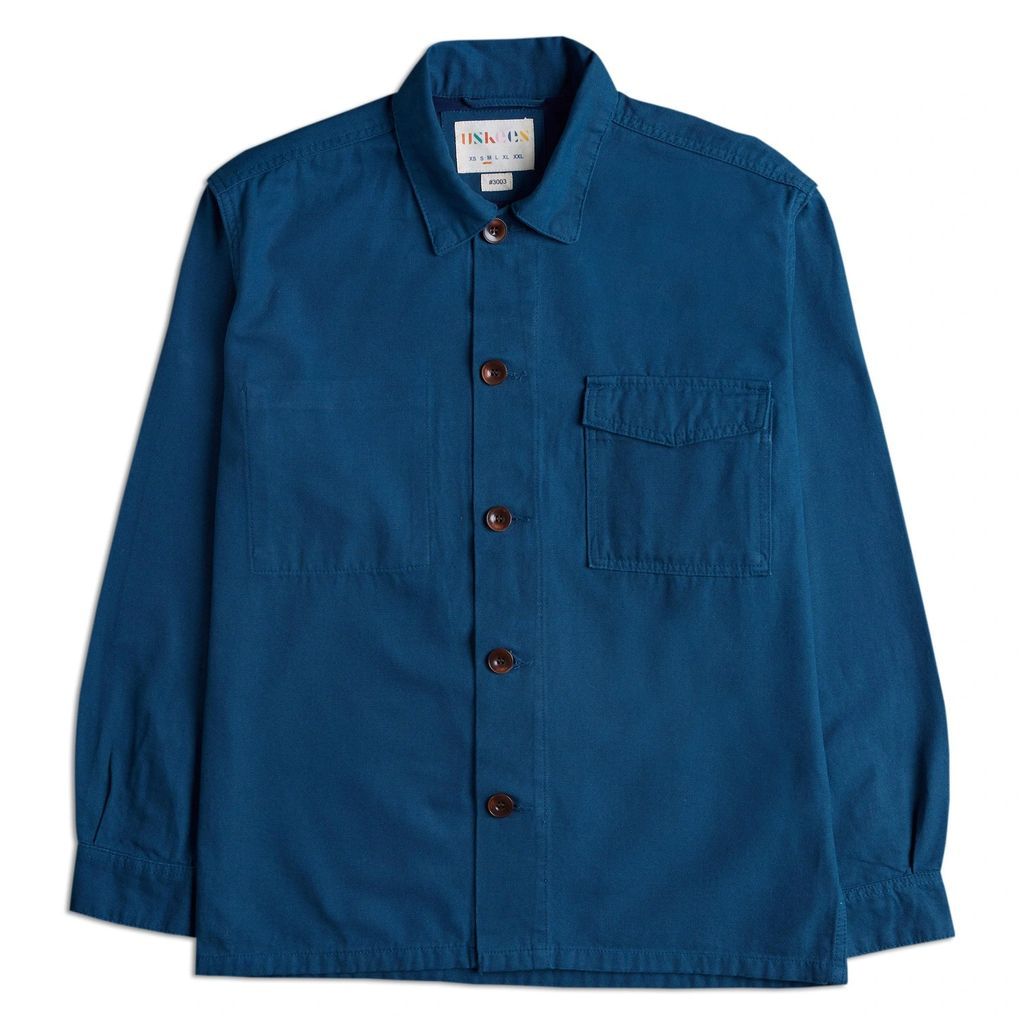 Uskees - The 3003 Buttoned Workshirt - Blue