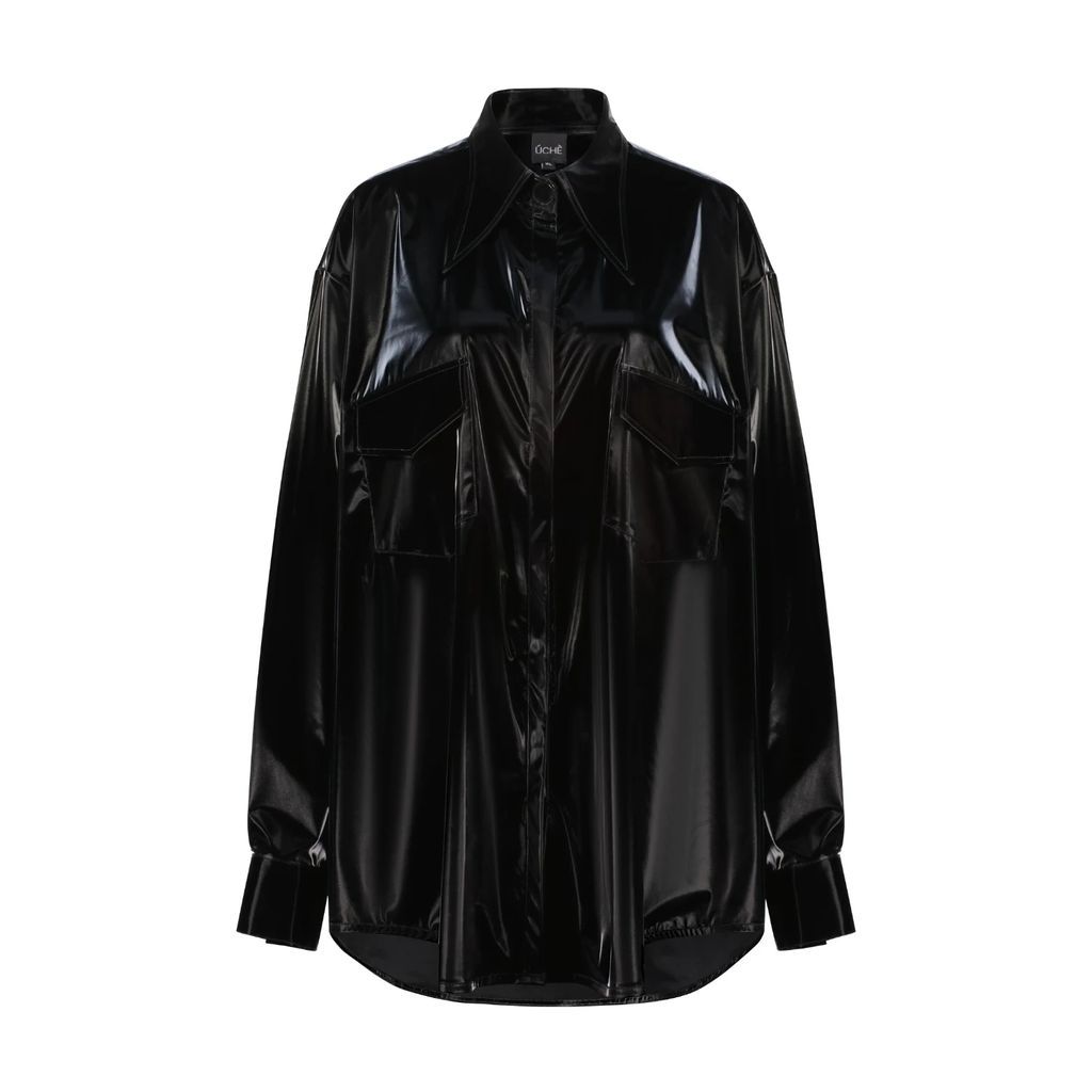 ÚCHÈ By Amber - Essential Oversize Shirt - Black